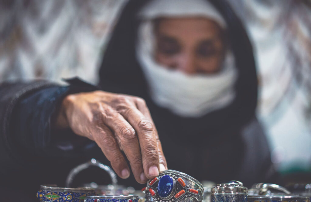 Jewellery maker in Morocco