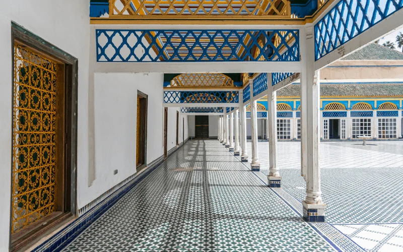 Bahia Palace interior Marrakesh