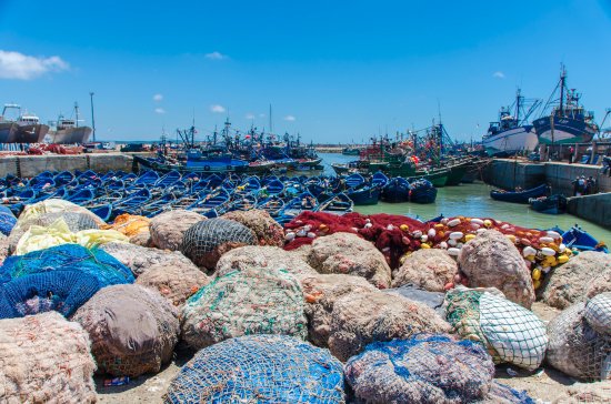 Fishing port of Essaouira morocco
