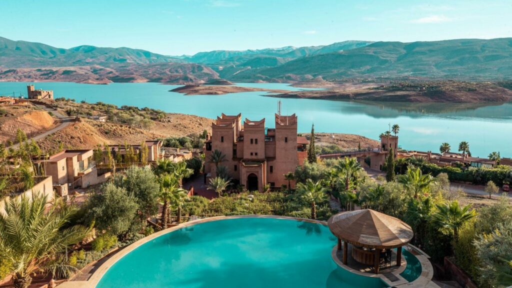 five star hotel at bin el ouidane lake hotel widiane