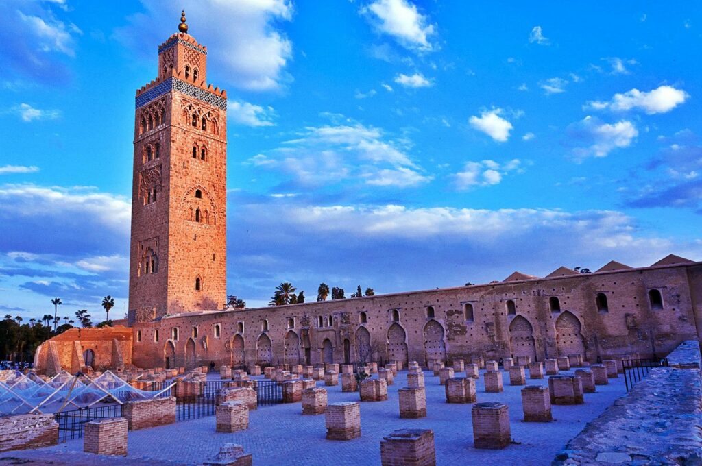 koutoubia mosque in marrakech morocco
