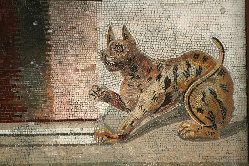 Detail of a mosaic from the House of the Faun, Pompeii « Mosaic Art Source