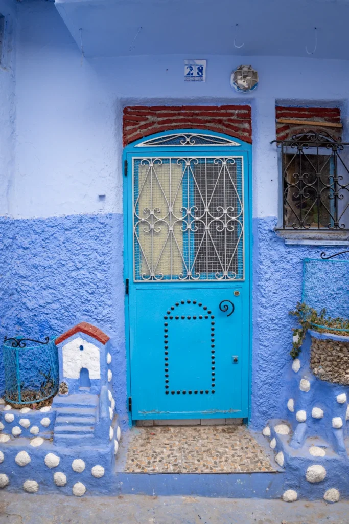  doors of chefchaouen, colors of morocco, moroccan culture, blue perl of morocco