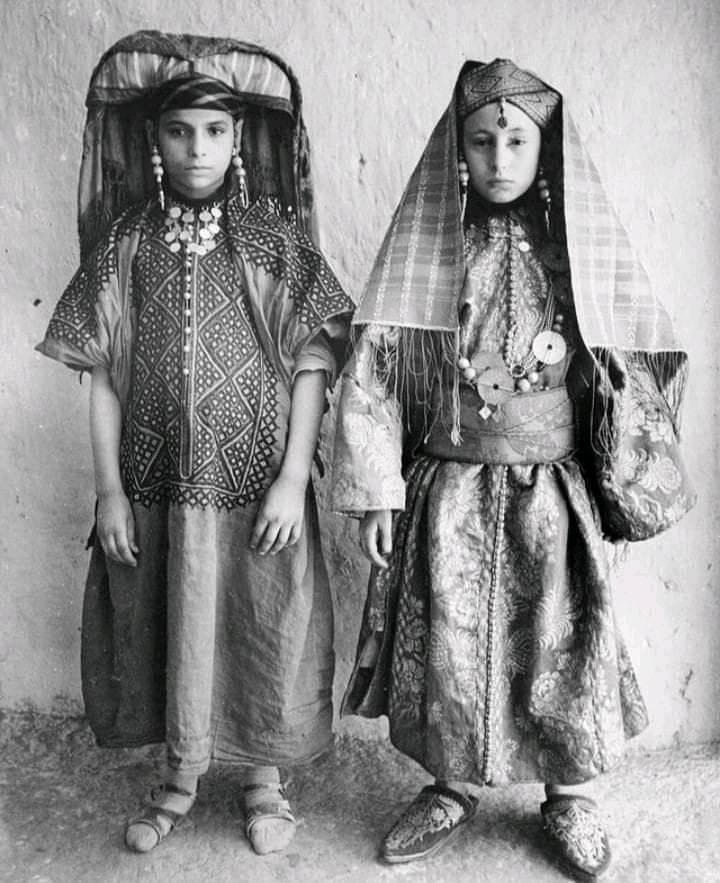 moroccan jewish couple, archive photos morocco, moroccan history,