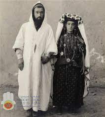 Jewish couple in Morocco, old photo